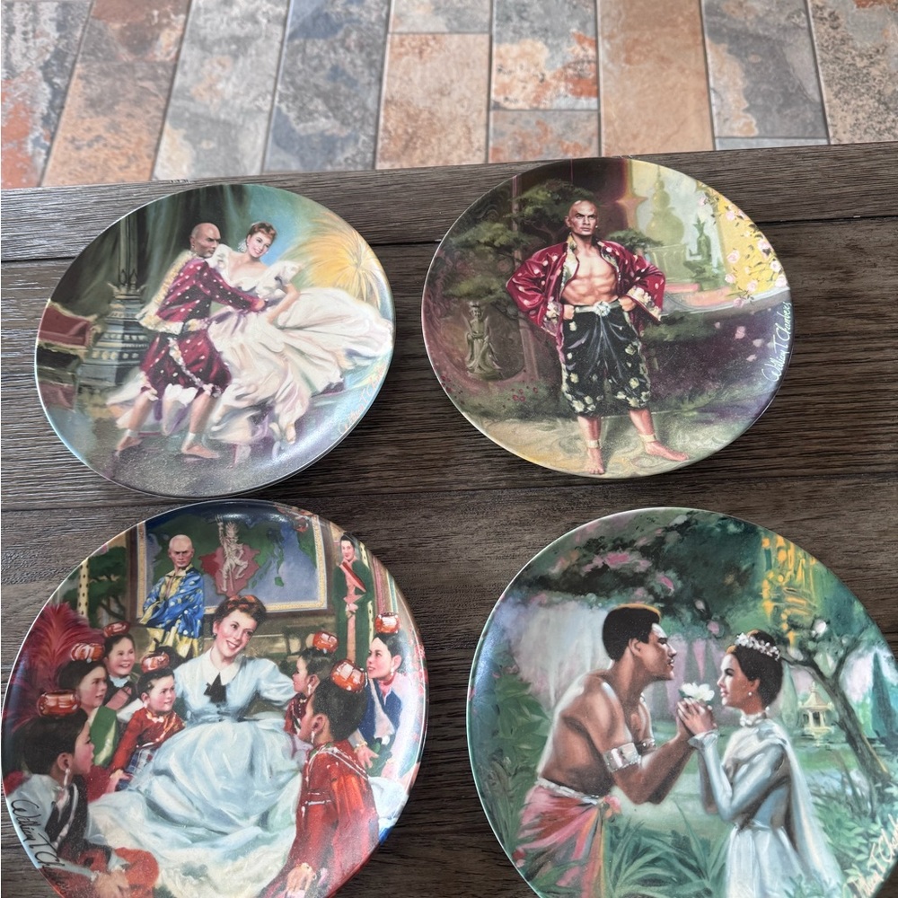King and I collectable plates